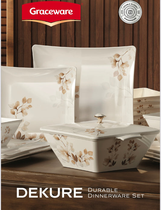 Dekure double glazed dinner set new design