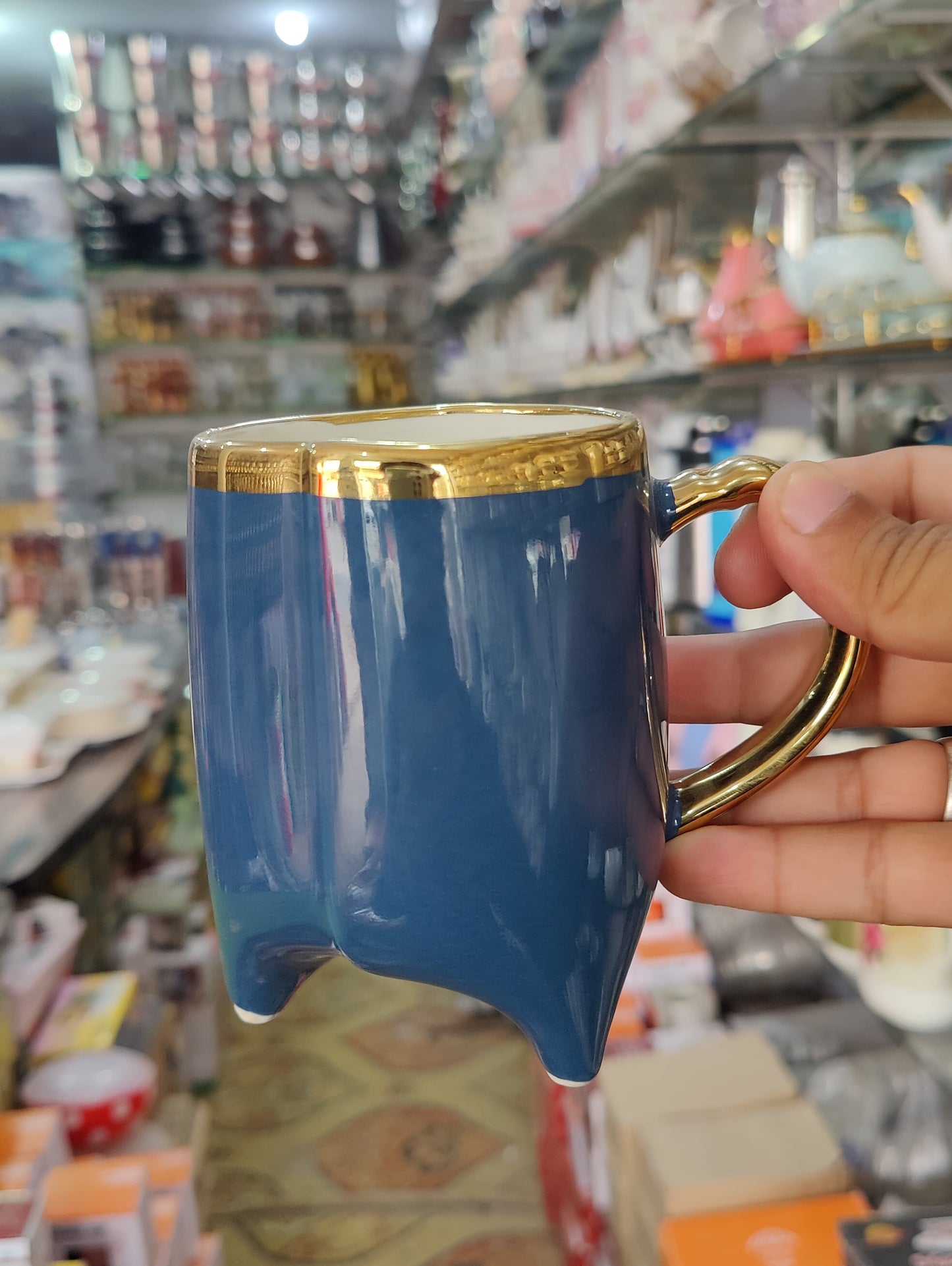 golden line mug super bone china mug