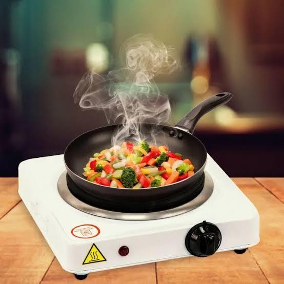 Electric Stove for cooking, Hot Plate heat up in just 2 mins, Easy to clean, 1000W, Automatic