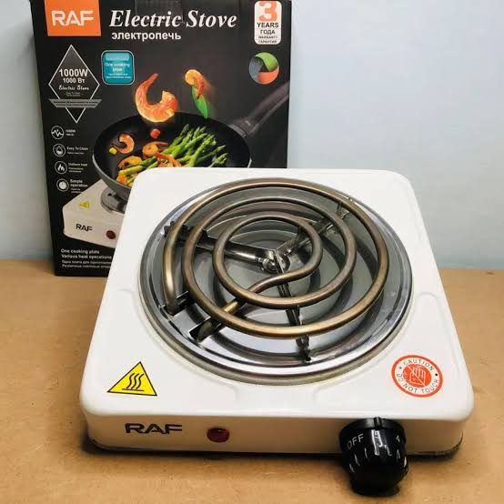 Electric Stove for cooking, Hot Plate heat up in just 2 mins, Easy to clean, 1000W, Automatic